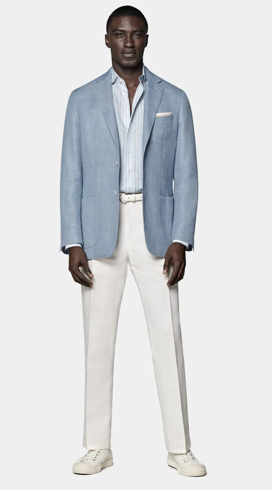 Suitsupply Blazer Havana coupe Tailored bleu clair Best Sale