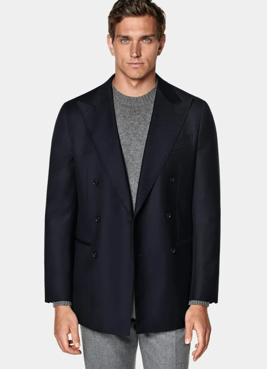 Suitsupply Blazer Havana coupe Tailored bleu marine Fashion