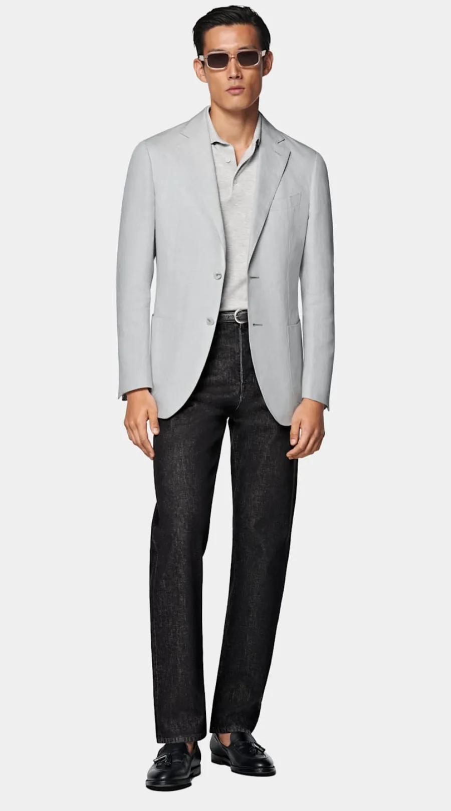 Suitsupply Blazer Havana coupe Tailored gris clair Clearance