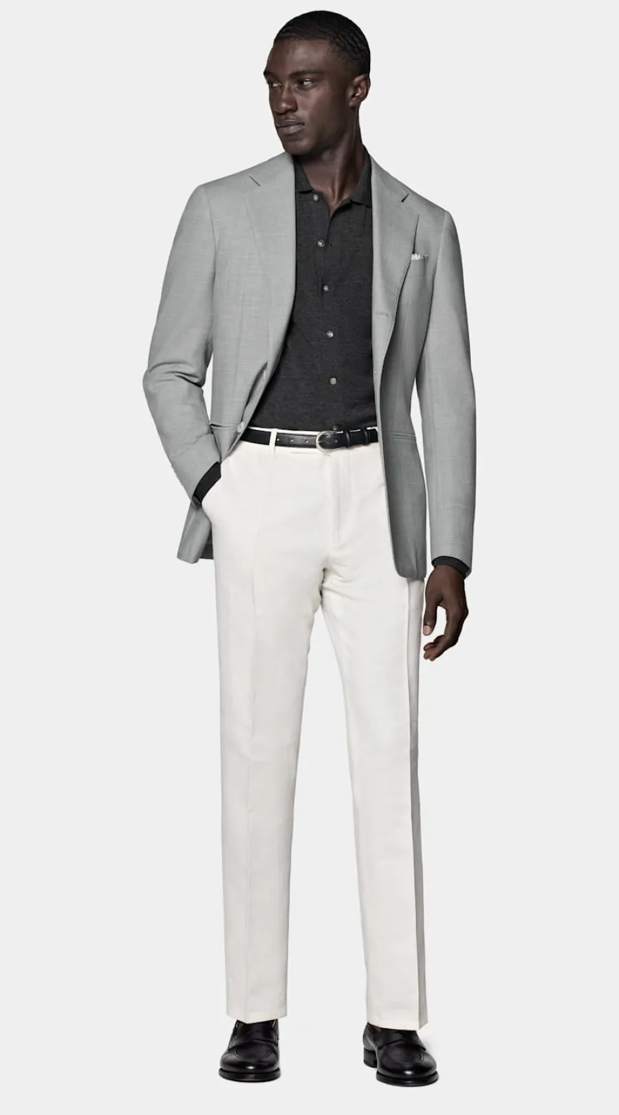 Suitsupply Blazer Havana coupe Tailored gris clair Light Grey Online