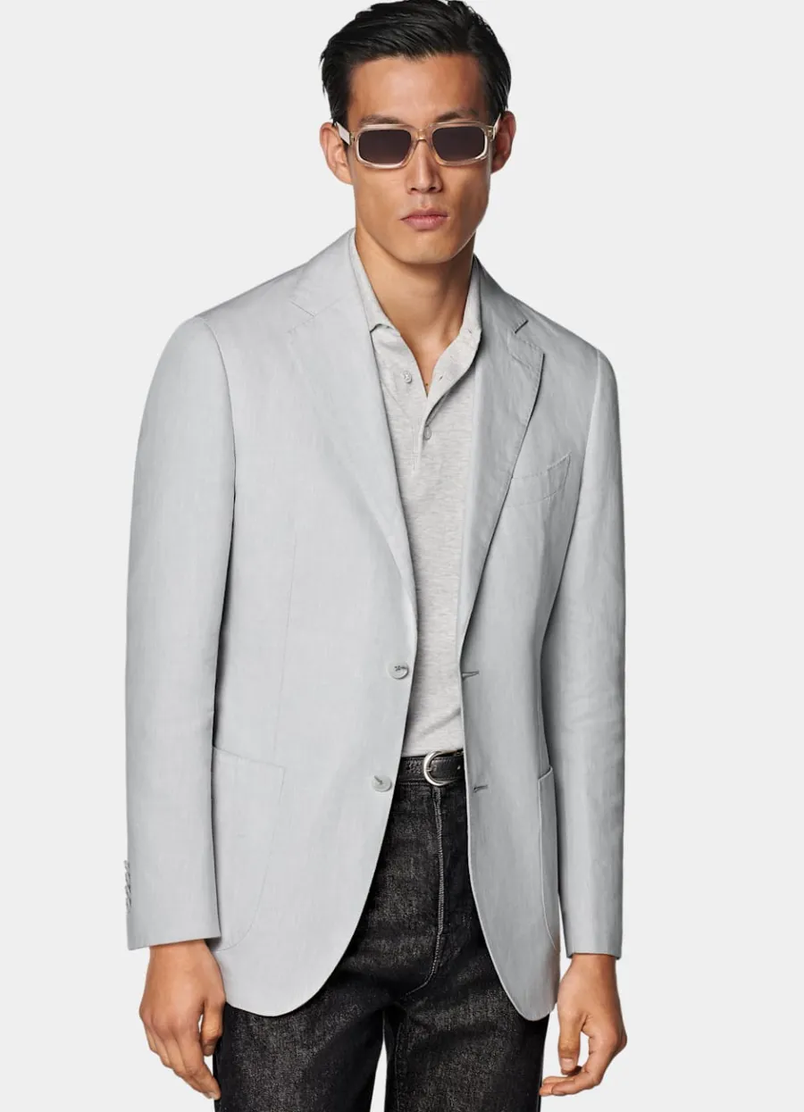 Suitsupply Blazer Havana coupe Tailored gris clair Clearance