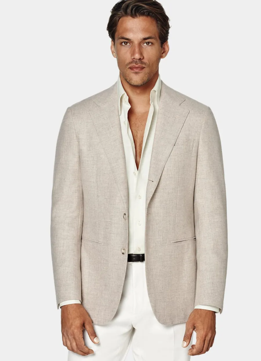 Suitsupply Blazer Havana coupe Tailored sable Sand Cheap