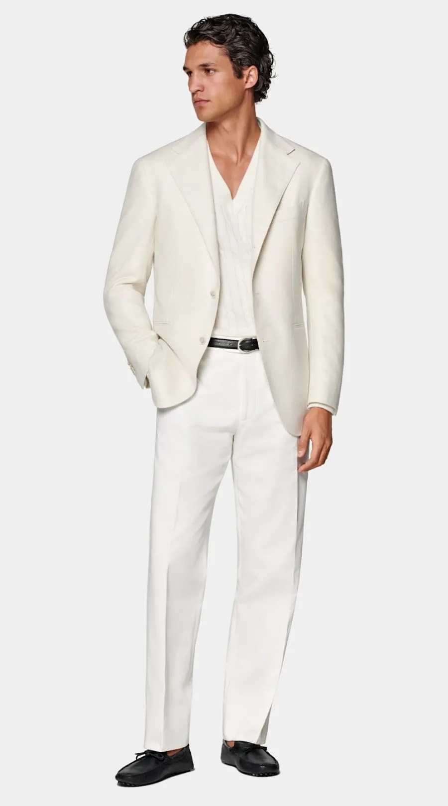 Suitsupply Blazer Roma coupe Relaxed blanc cassé Best