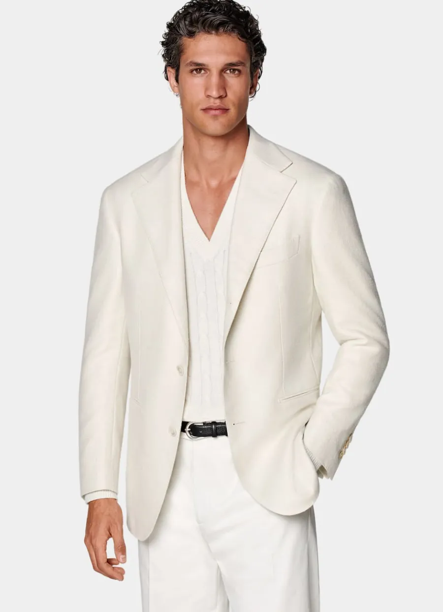 Suitsupply Blazer Roma coupe Relaxed blanc cassé Best