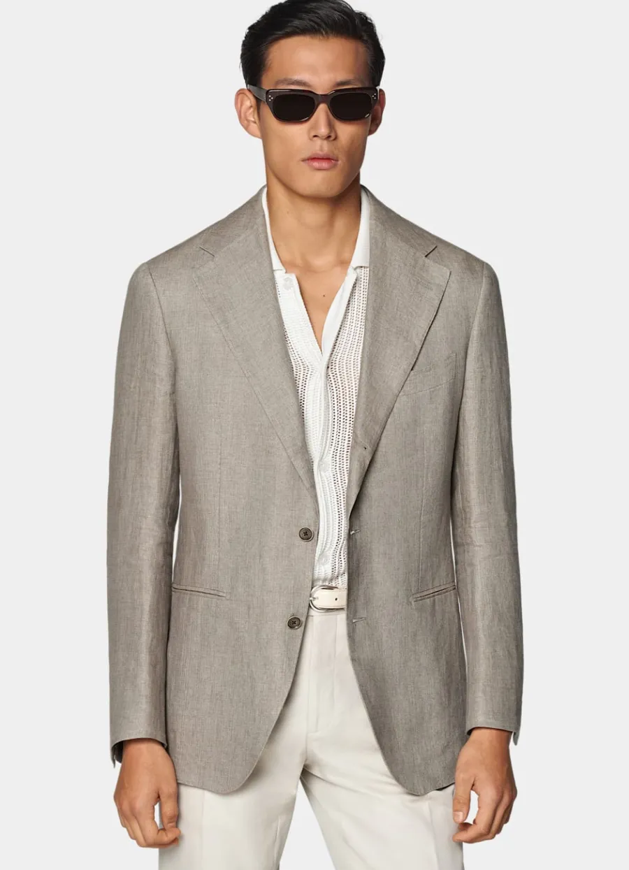 Suitsupply Blazer Roma coupe Relaxed marron clair Light Brown Sale