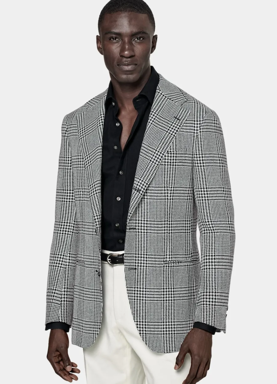 Suitsupply Blazer Roma coupe Relaxed noir à carreaux Best