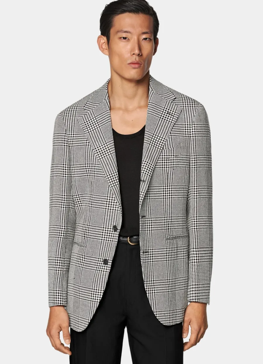 Suitsupply Blazer Roma coupe Relaxed noir à carreaux Black Hot