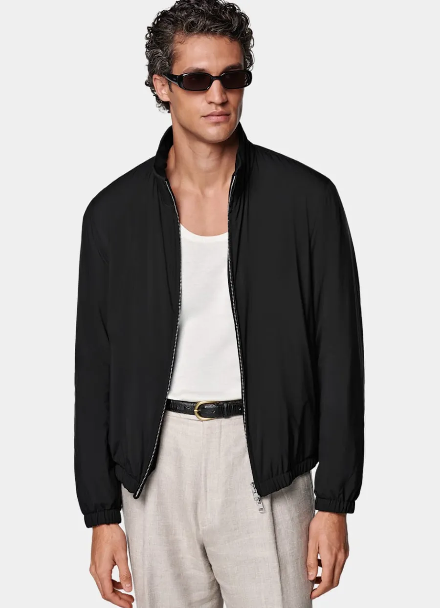 Suitsupply Bomber réversible noir Black Flash Sale