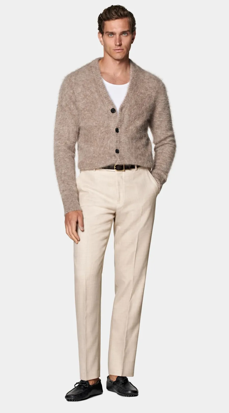 Suitsupply Cardigan marron moyen Store