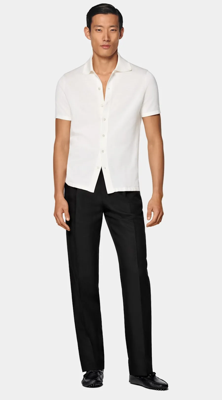 Suitsupply Cardigan polo blanc cassé Off-White Discount