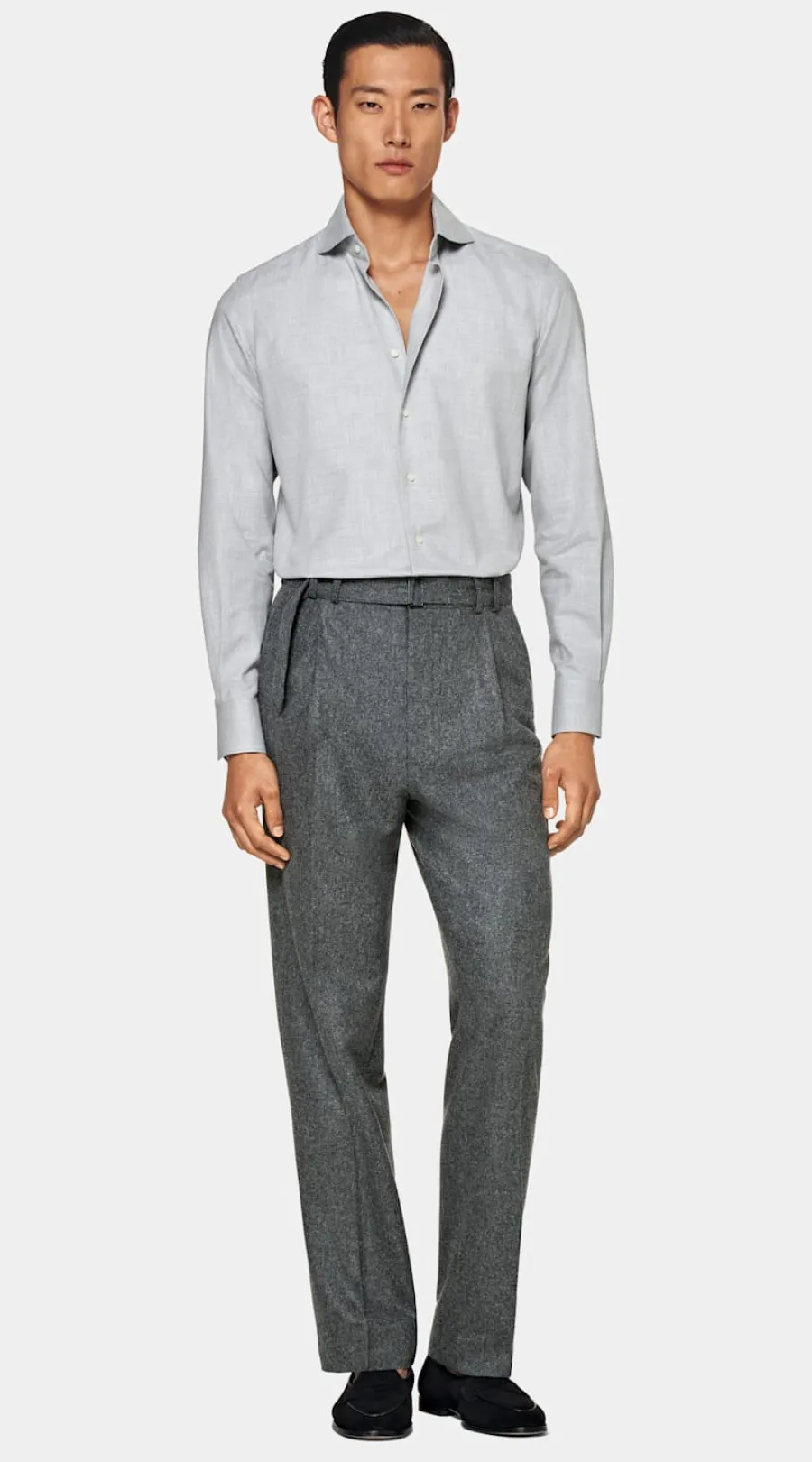 Suitsupply Chemise coupe ajustée gris clair Light Grey Cheap