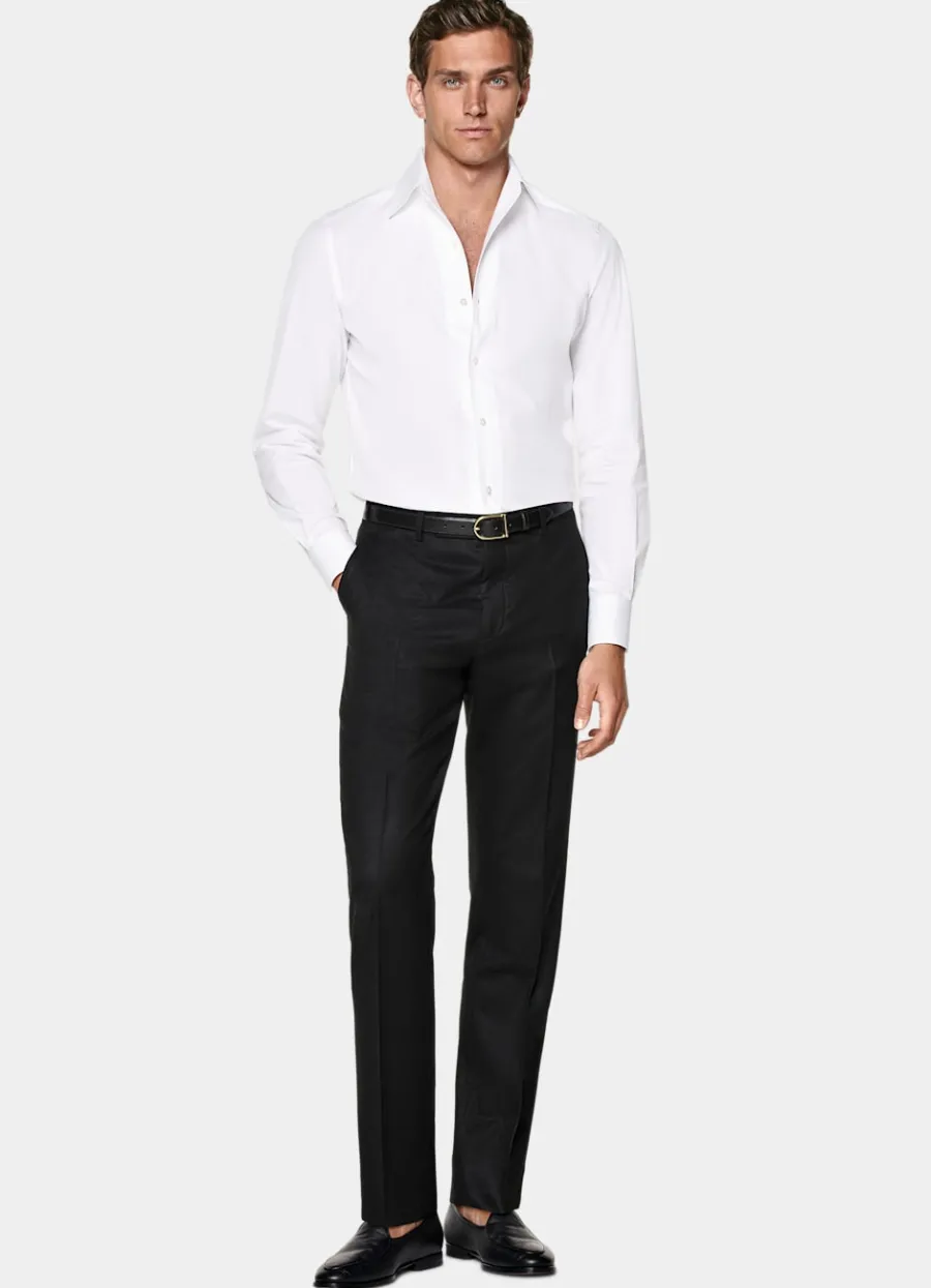 Suitsupply Chemise coupe Tailored à col classique d'une seule pièce blanche White Online