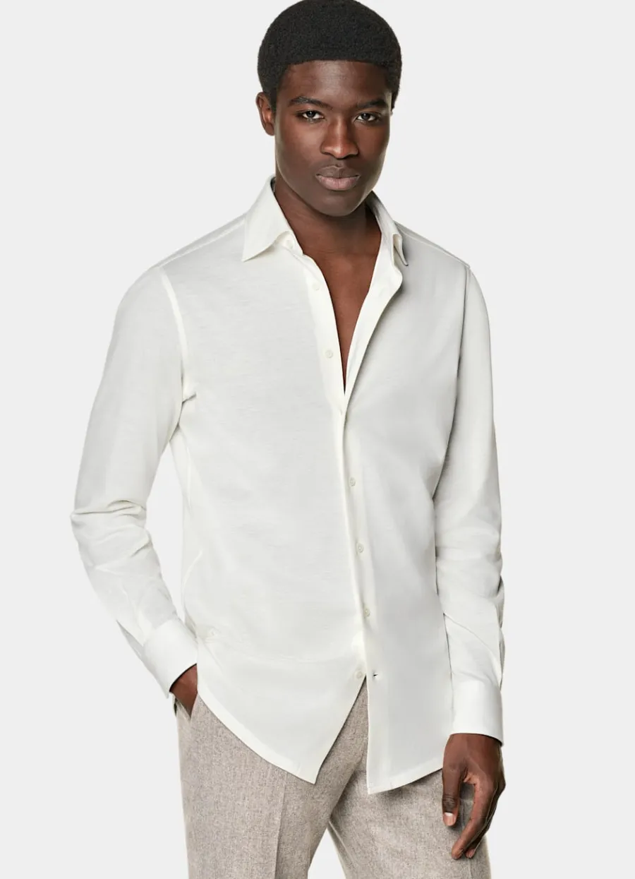 Suitsupply Chemise coupe Tailored blanc cassé Off-White Hot