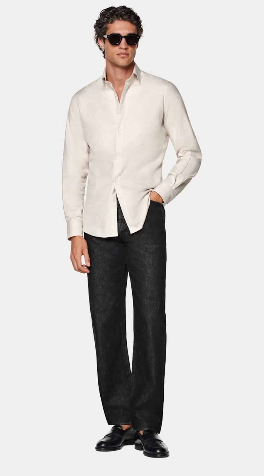 Suitsupply Chemise coupe Tailored sable Sand Sale