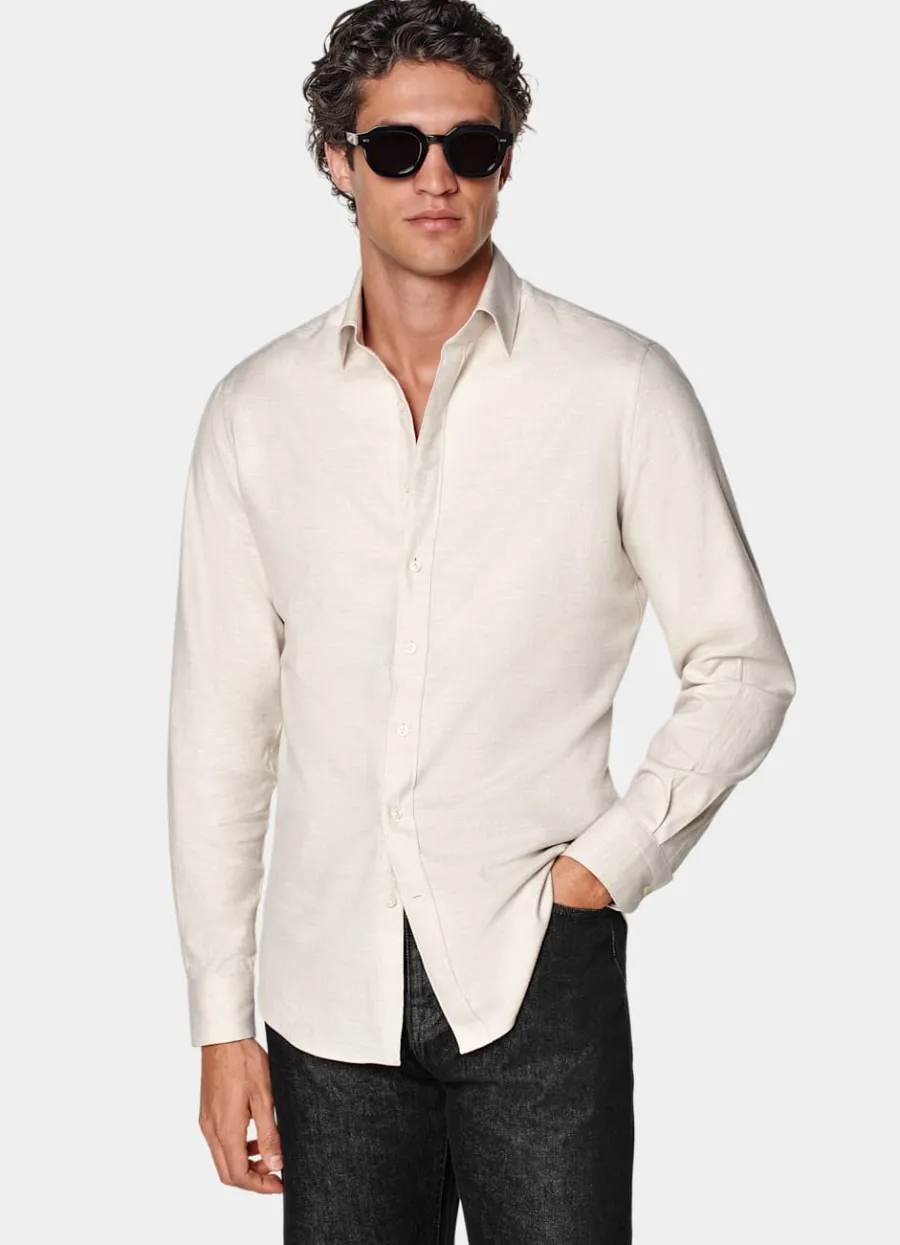 Suitsupply Chemise coupe Tailored sable Sand Sale