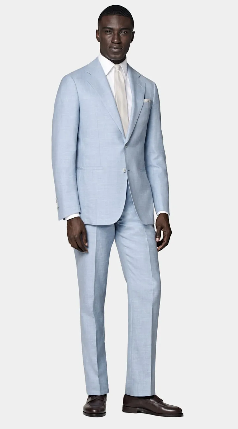 Suitsupply Costume Havana coupe Tailored bleu clair Light Blue Shop