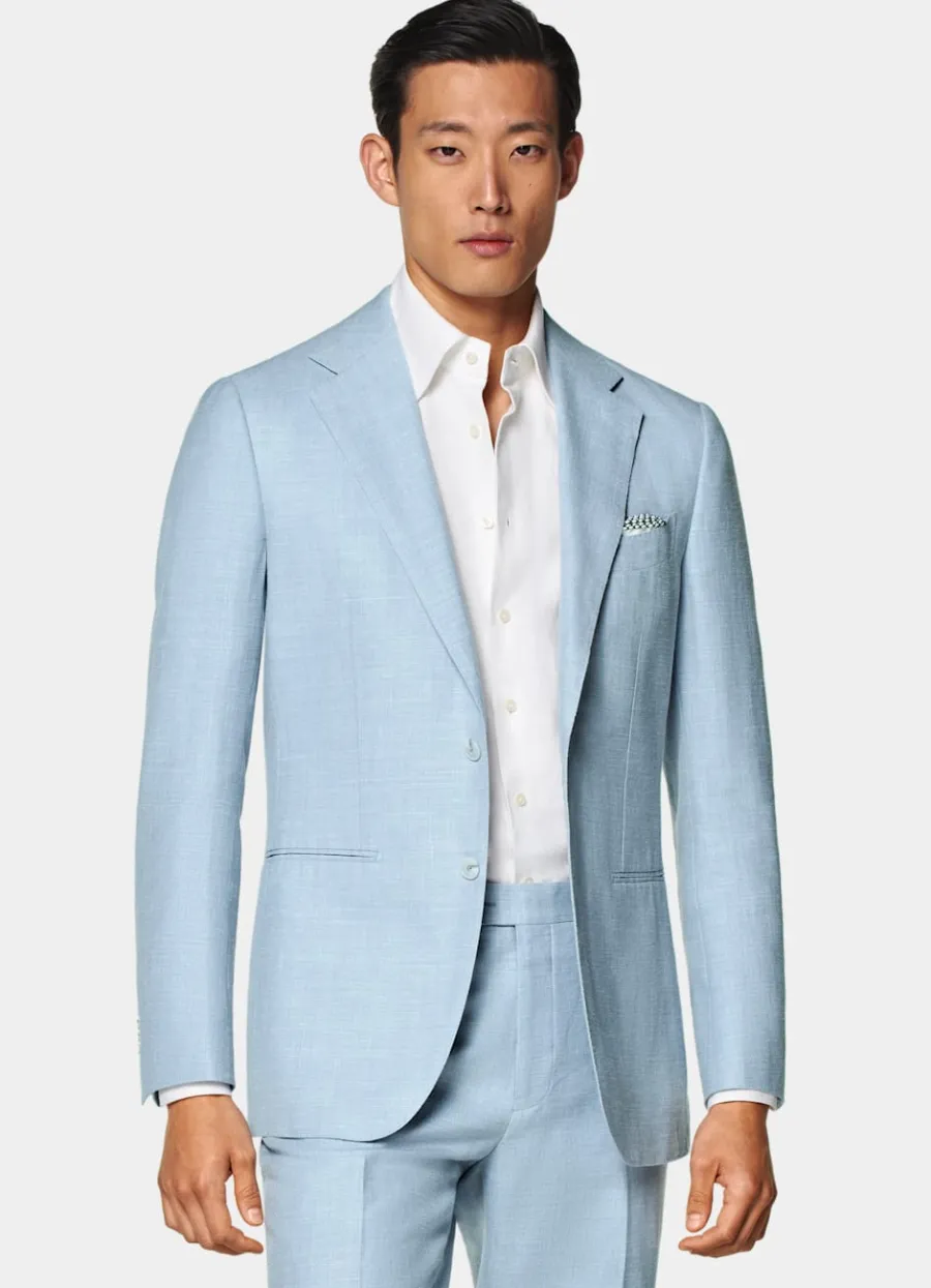 Suitsupply Costume Havana coupe Tailored bleu clair Light Blue Shop