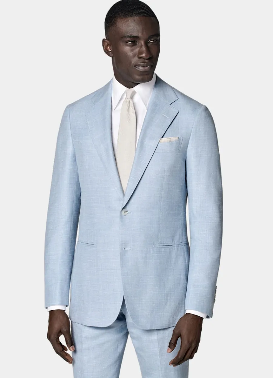 Suitsupply Costume Havana coupe Tailored bleu clair Light Blue Shop