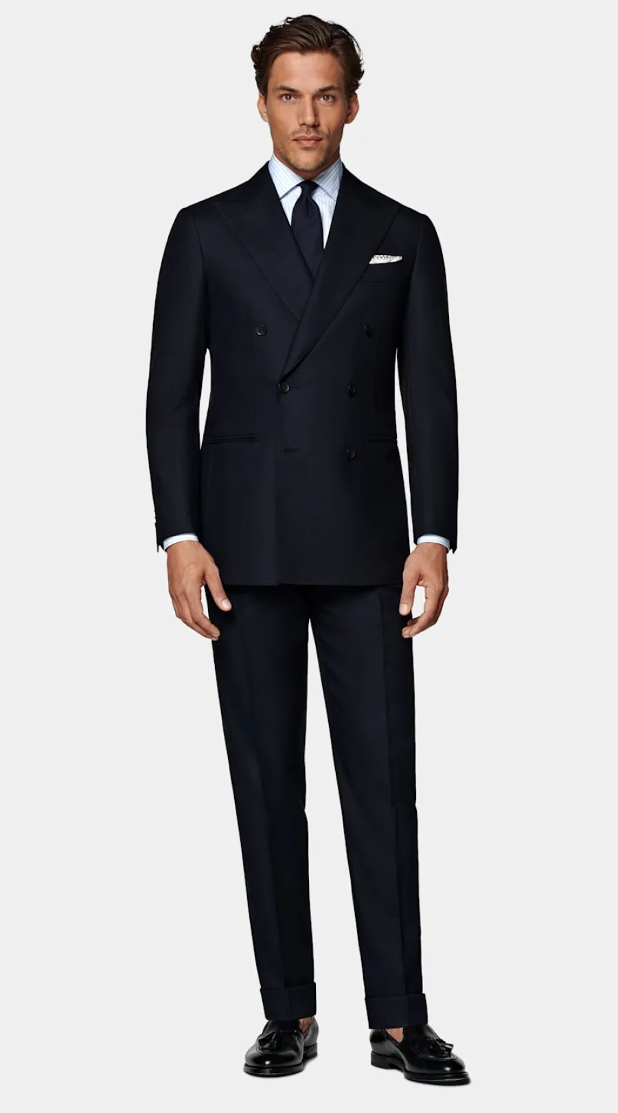 Suitsupply Costume Havana coupe Tailored bleu marine Cheap