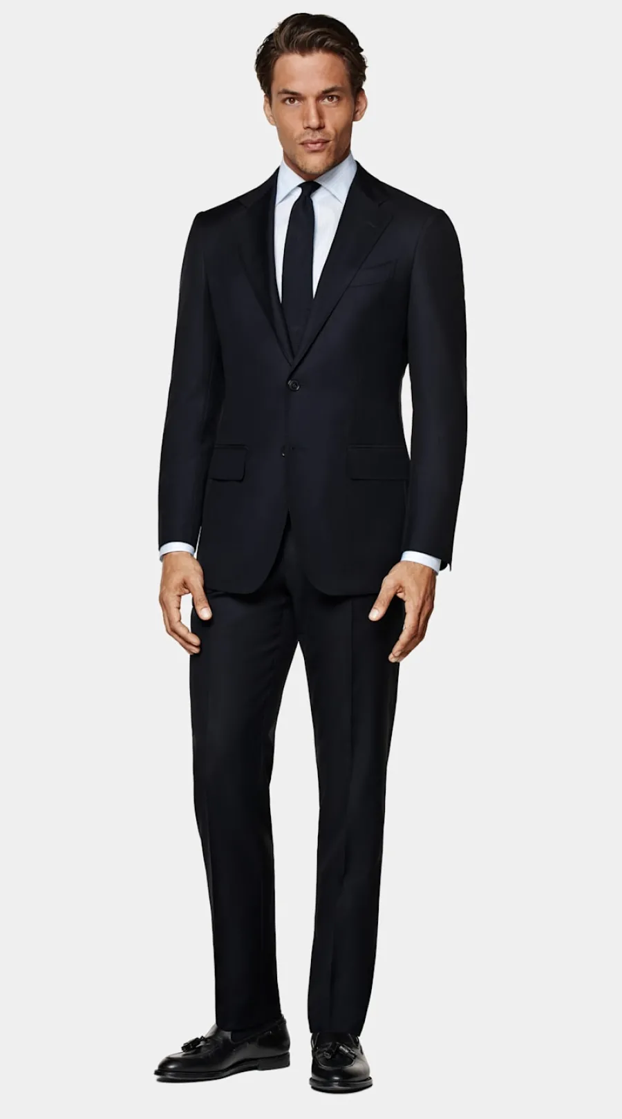 Suitsupply Costume Havana coupe Tailored bleu marine Navy Cheap