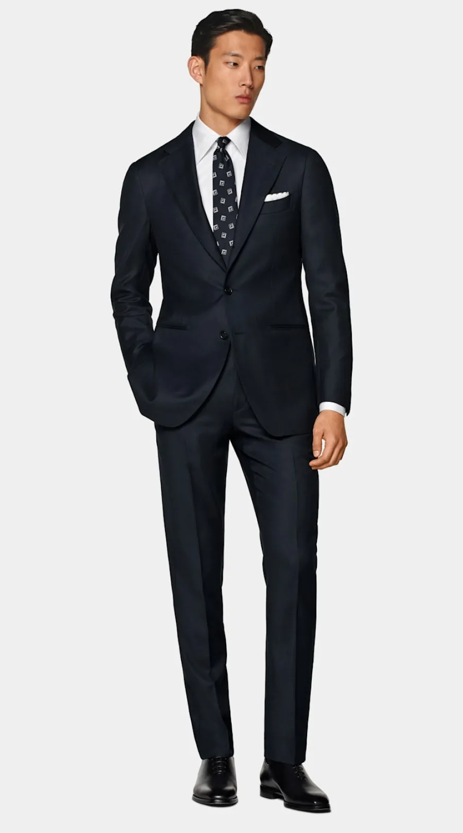 Suitsupply Costume Havana coupe Tailored bleu marine Navy Fashion