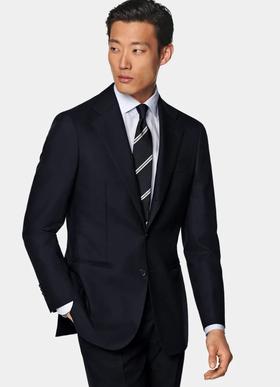 Suitsupply Costume Havana coupe Tailored bleu marine Navy Clearance