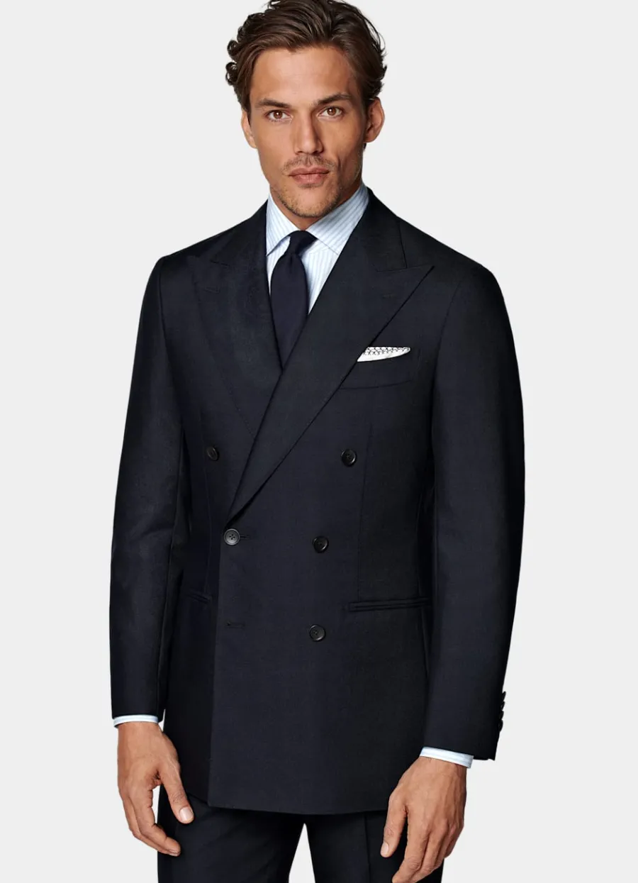 Suitsupply Costume Havana coupe Tailored bleu marine Cheap