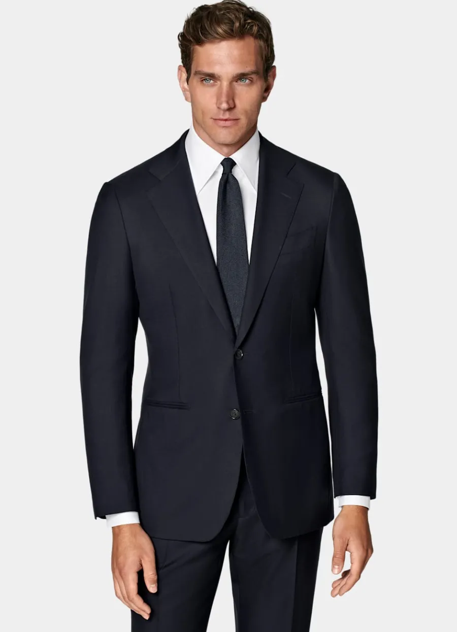 Suitsupply Costume Havana coupe Tailored bleu marine Navy Cheap