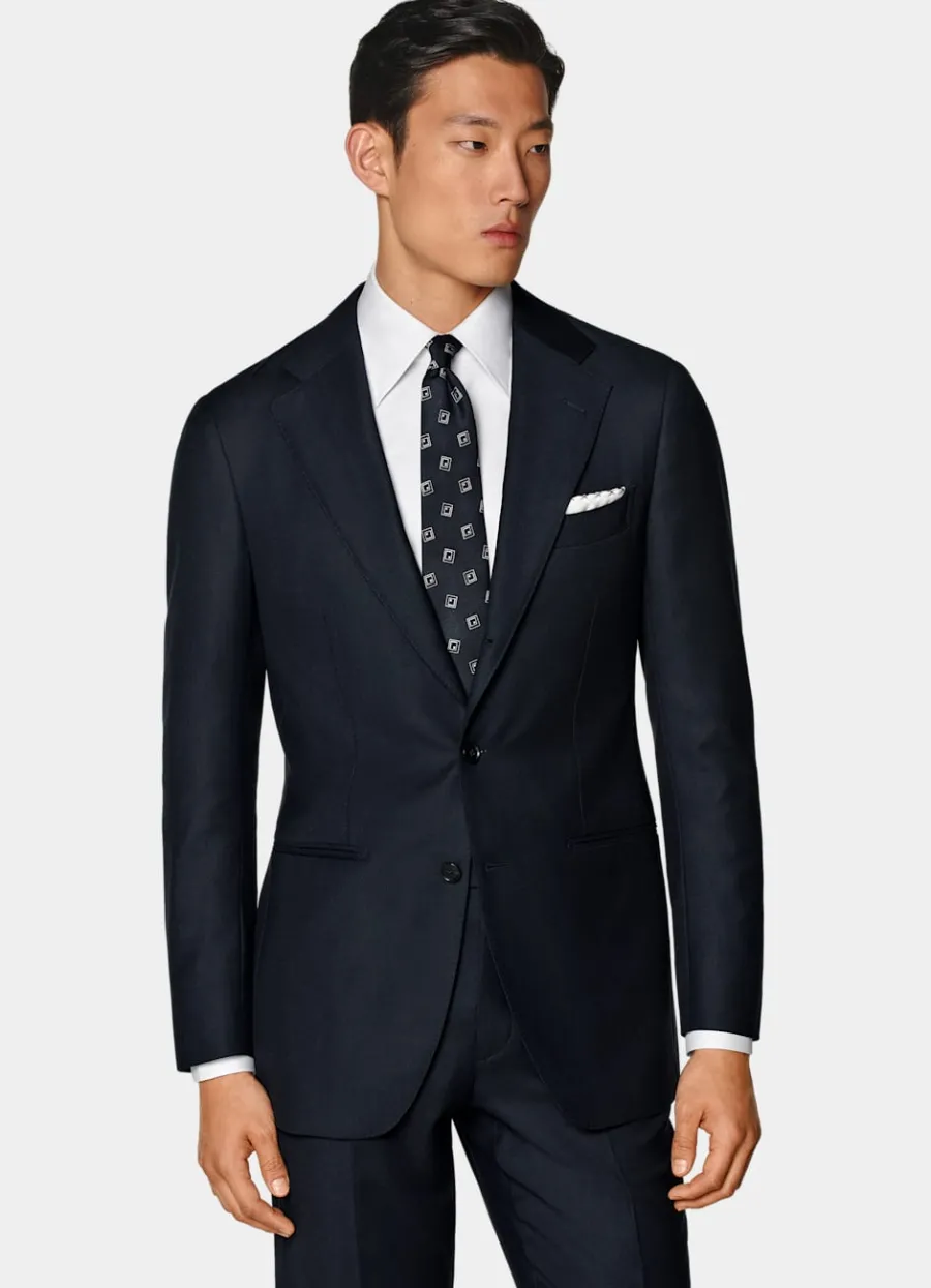 Suitsupply Costume Havana coupe Tailored bleu marine Navy Fashion