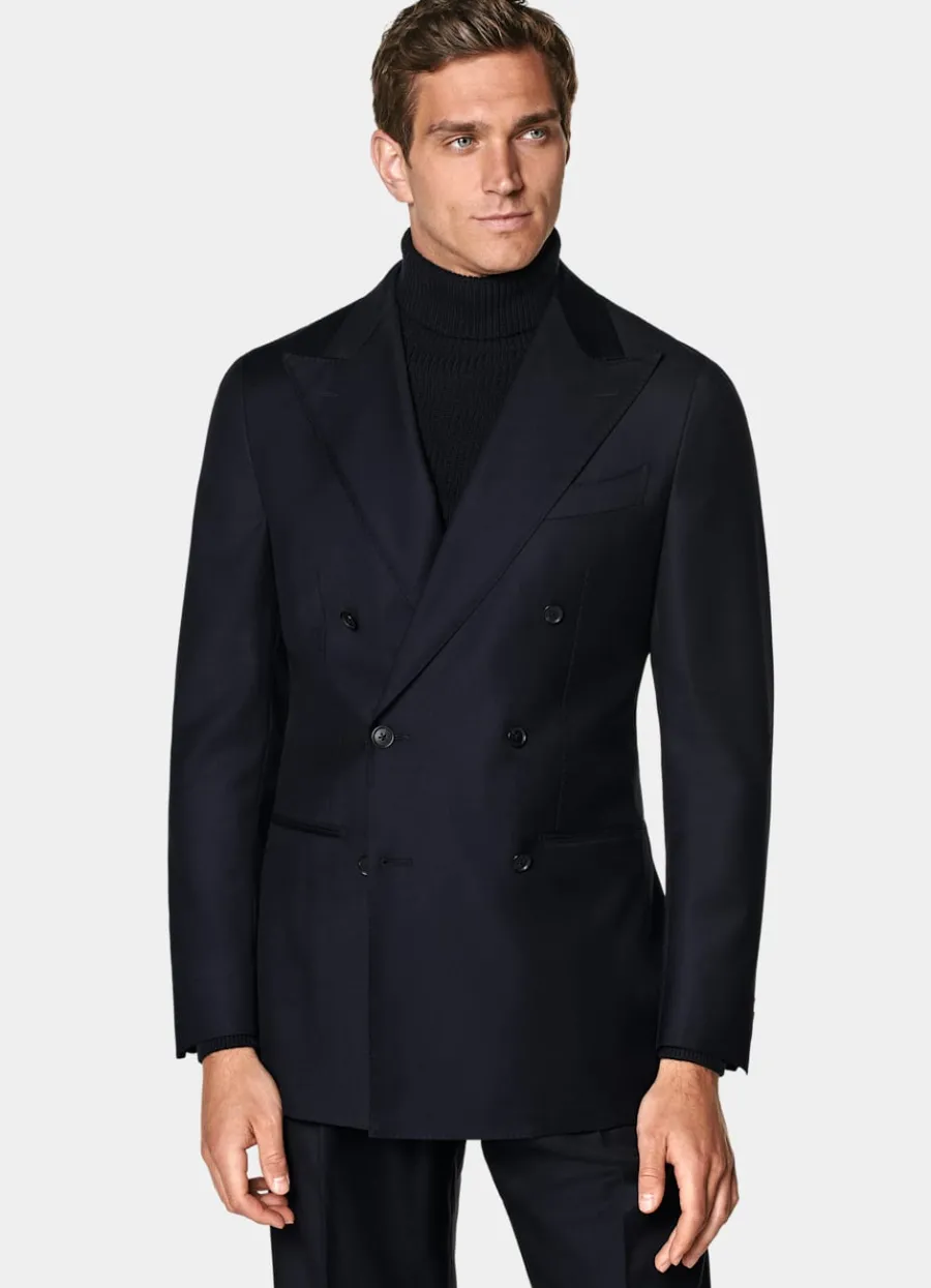 Suitsupply Costume Havana coupe Tailored bleu marine Cheap