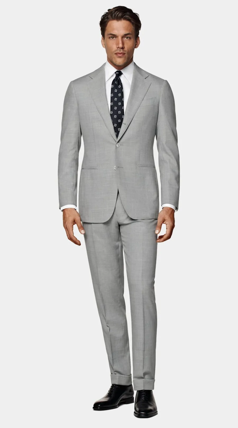 Suitsupply Costume Havana coupe Tailored gris clair Light Grey Outlet