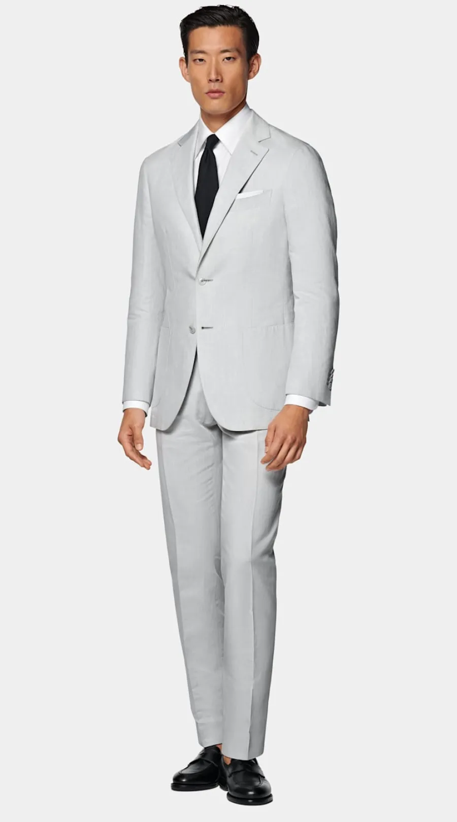 Suitsupply Costume Havana coupe Tailored gris clair Outlet