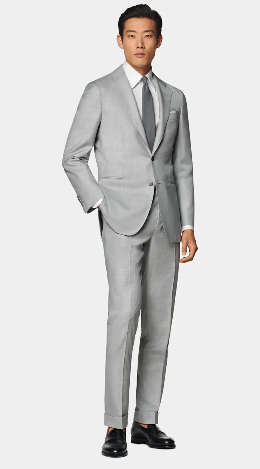 Suitsupply Costume Havana coupe Tailored gris clair Shop