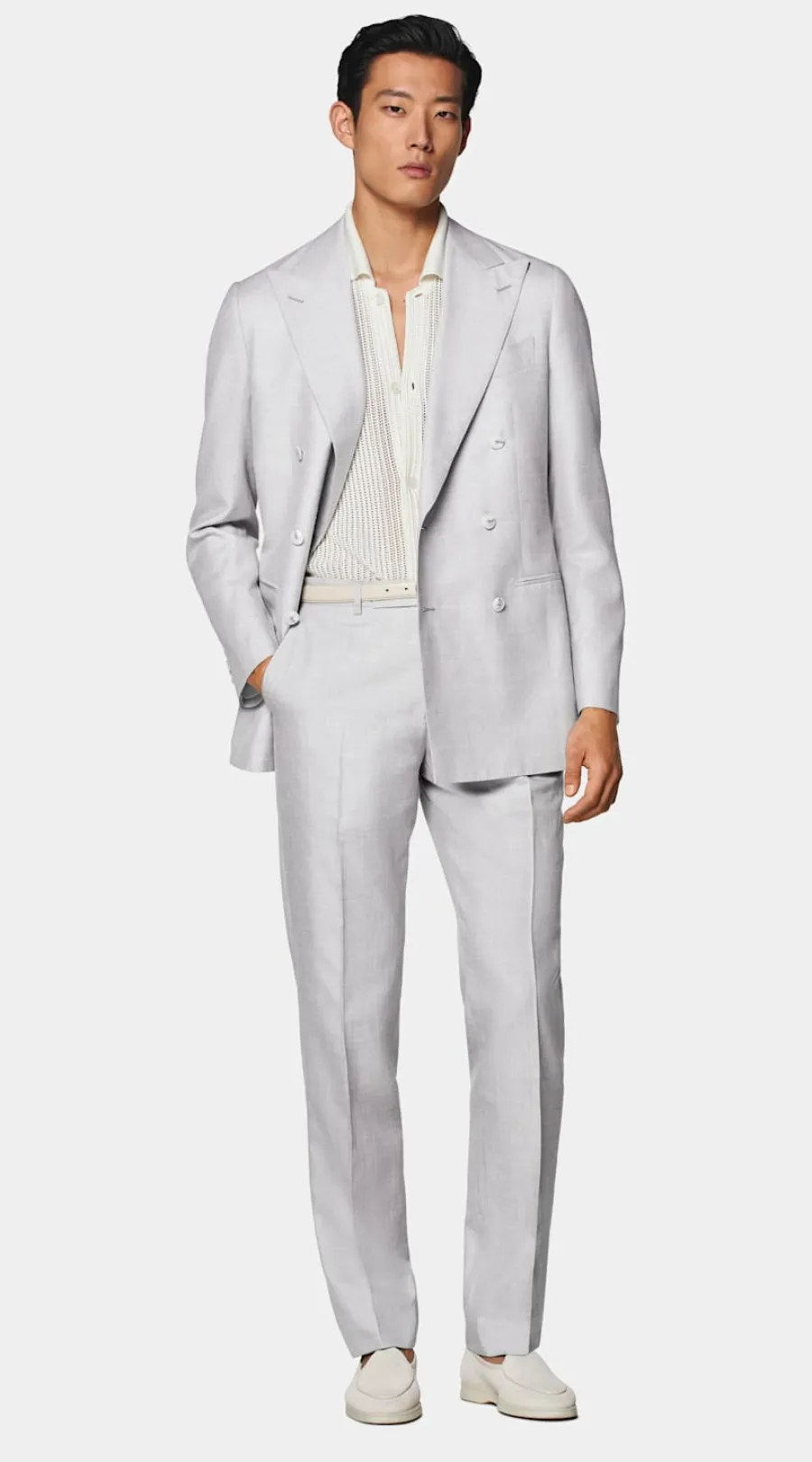 Suitsupply Costume Havana coupe Tailored gris clair Best Sale