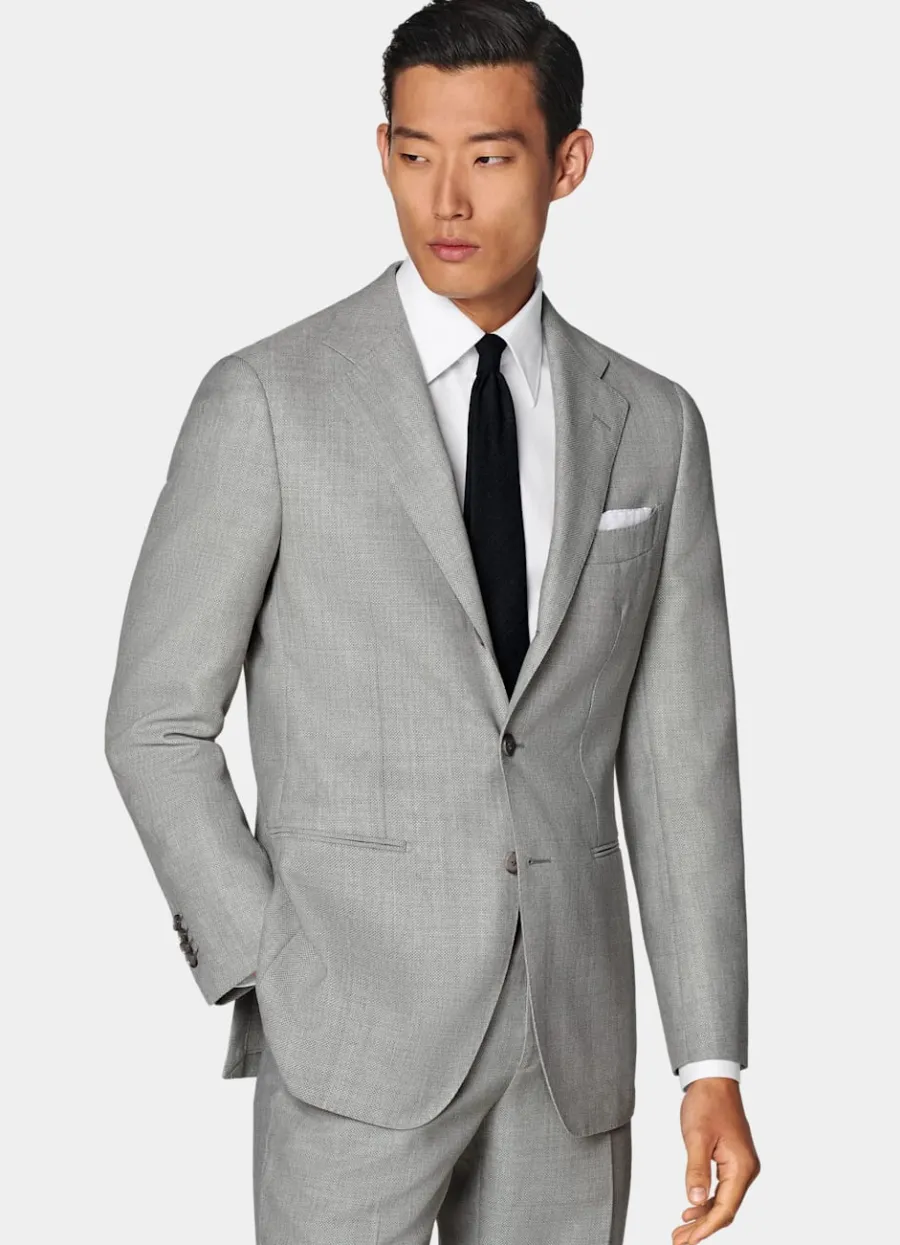 Suitsupply Costume Havana coupe Tailored gris clair Flash Sale