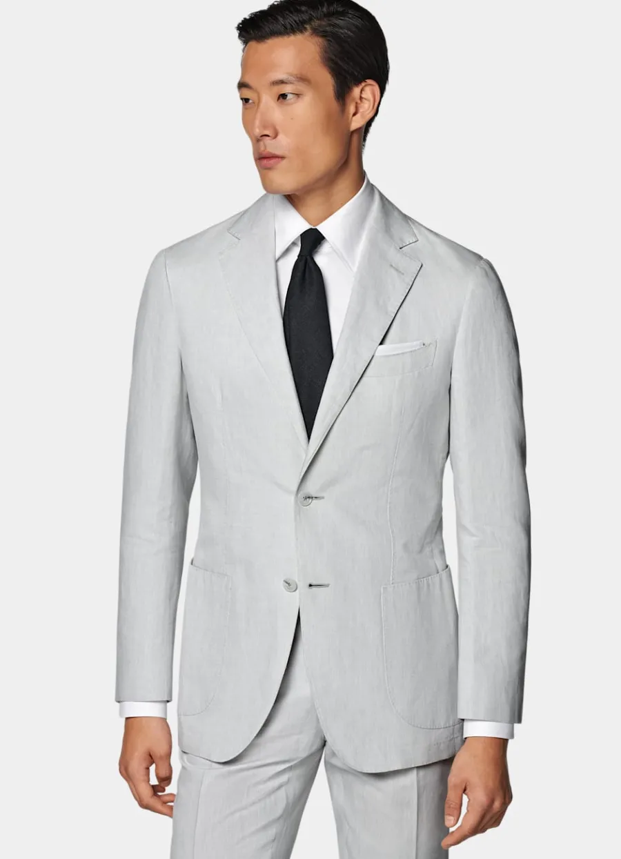 Suitsupply Costume Havana coupe Tailored gris clair Outlet