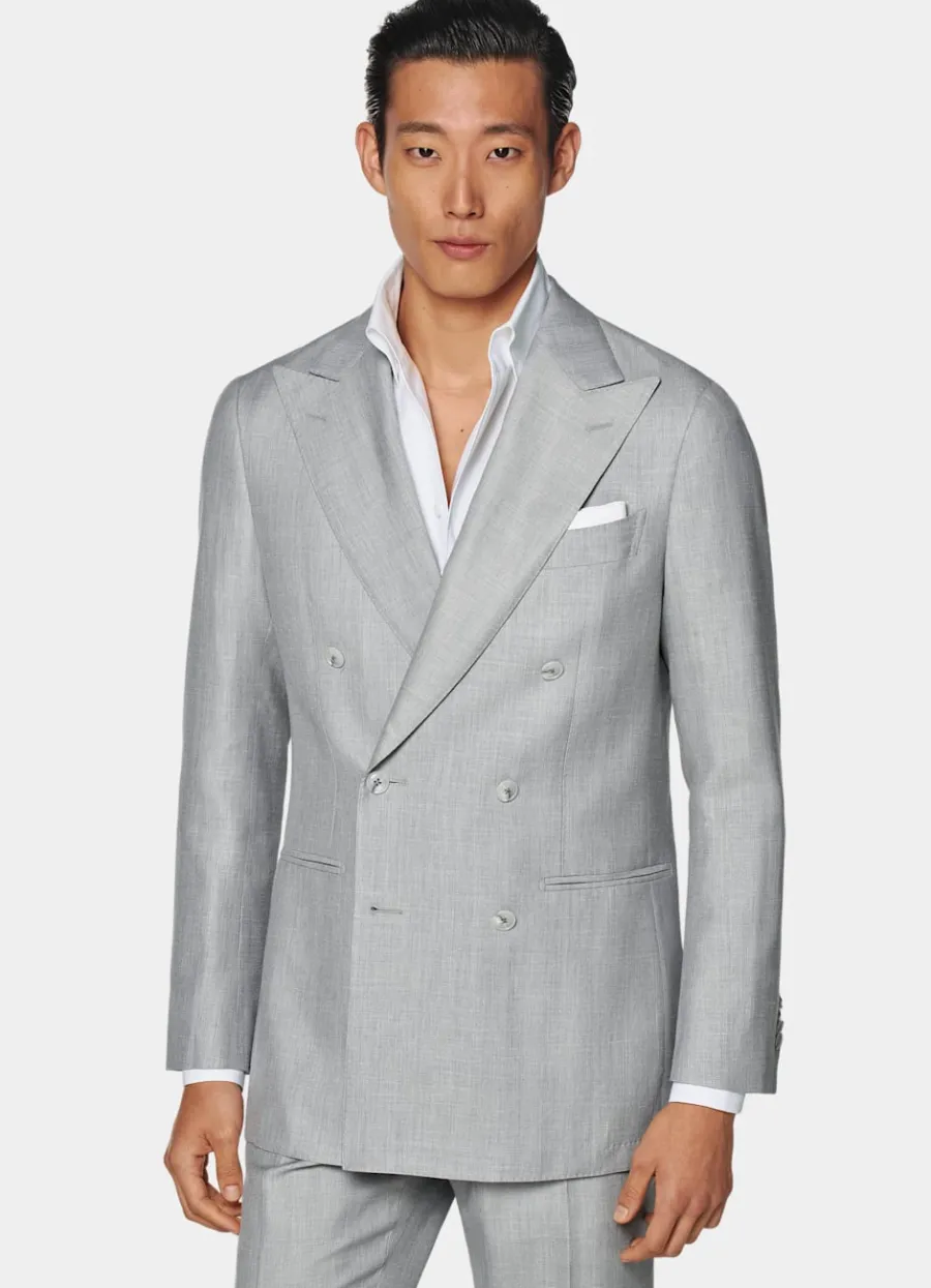 Suitsupply Costume Havana coupe Tailored gris clair Fashion