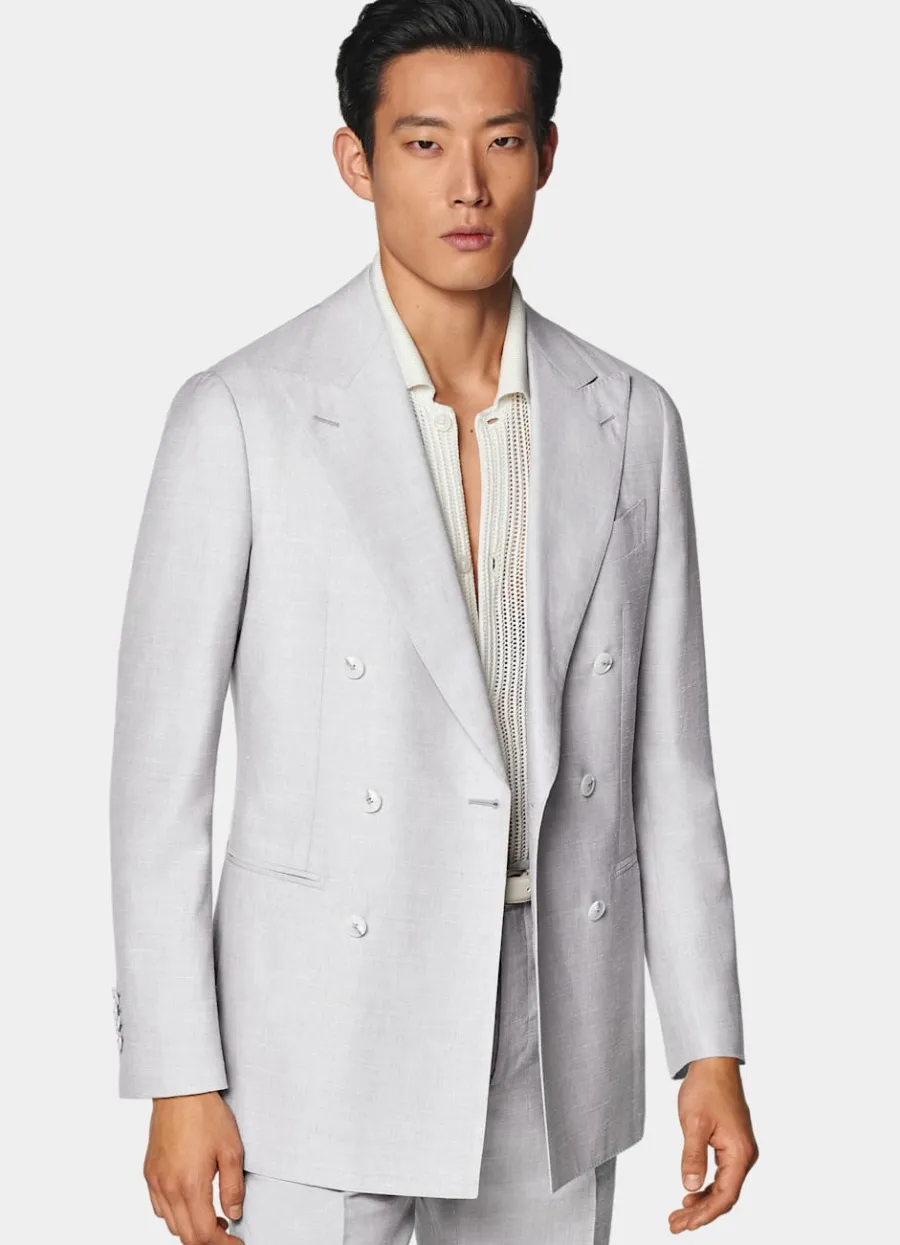 Suitsupply Costume Havana coupe Tailored gris clair Best Sale