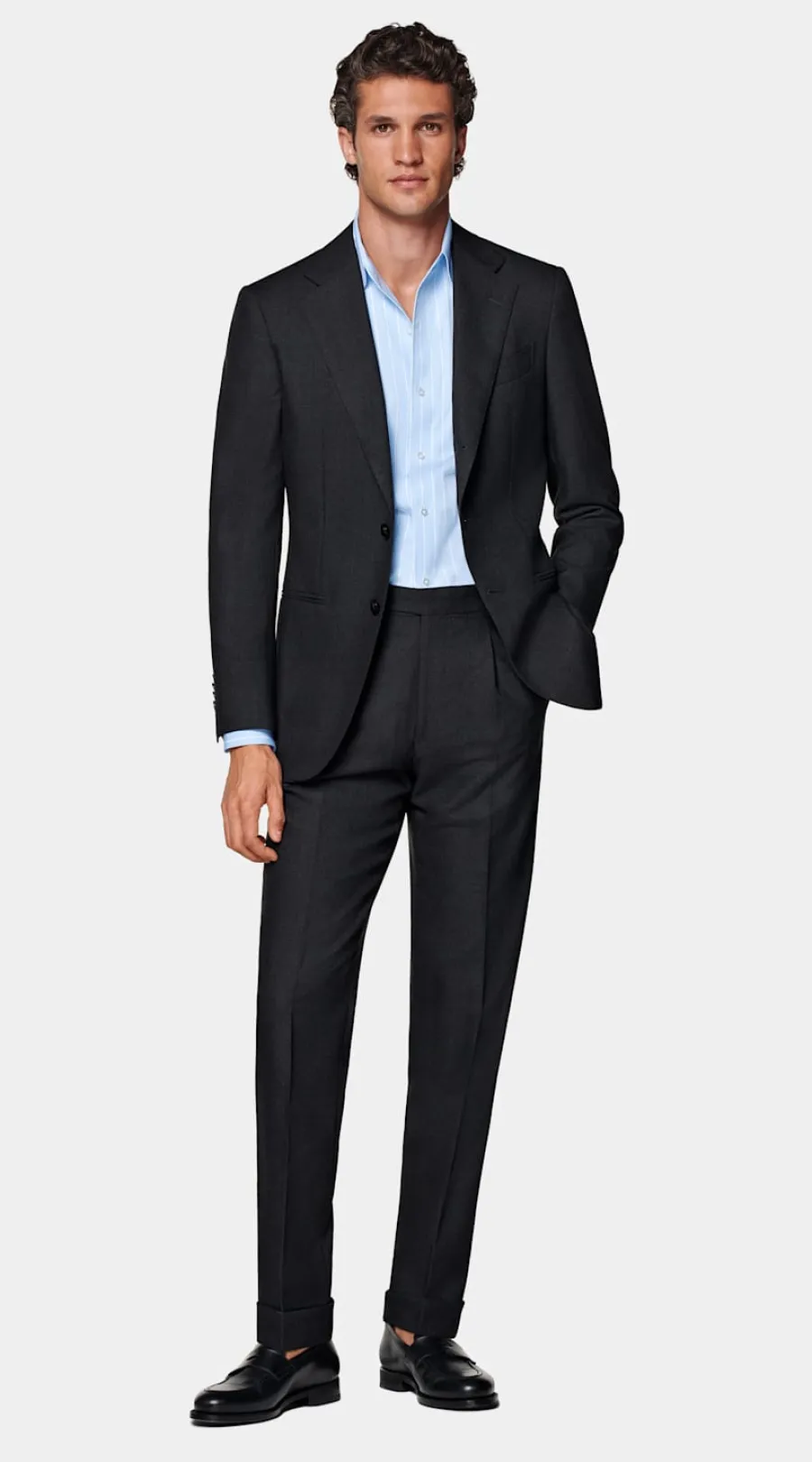 Suitsupply Costume Havana coupe Tailored gris foncé Dark Grey Shop