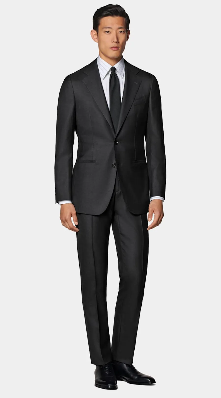 Suitsupply Costume Havana coupe Tailored gris foncé Dark Grey Flash Sale