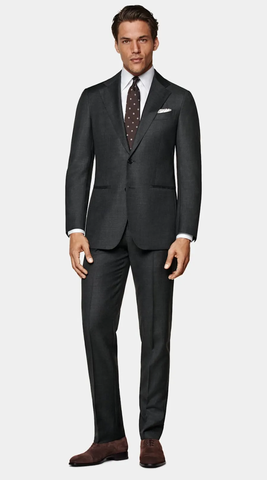 Suitsupply Costume Havana coupe Tailored gris foncé Dark Grey Best Sale