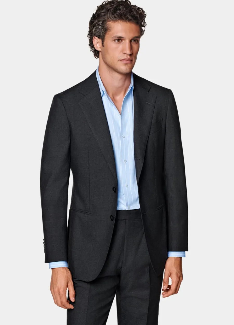 Suitsupply Costume Havana coupe Tailored gris foncé Dark Grey Shop