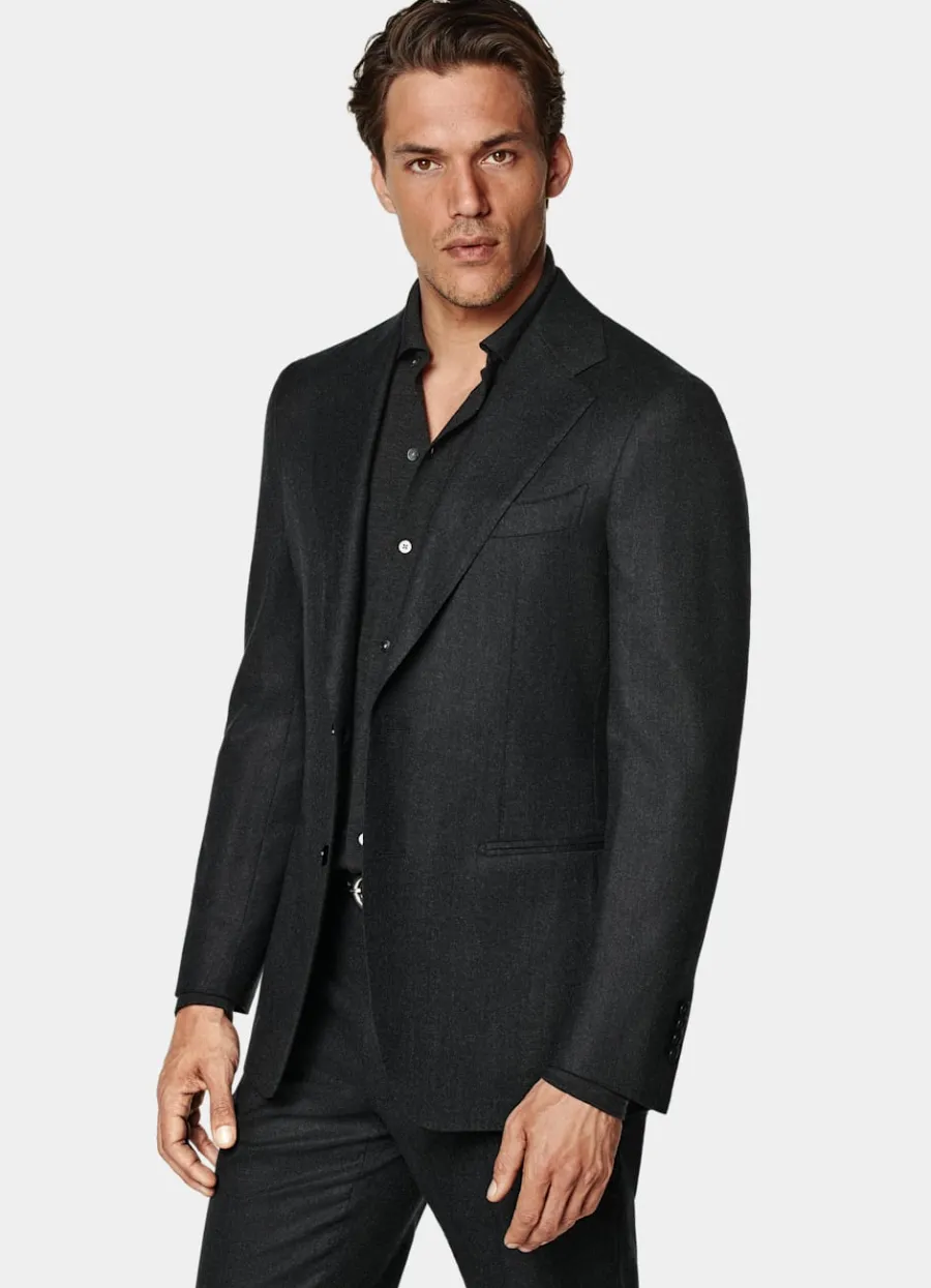 Suitsupply Costume Havana coupe Tailored gris foncé Dark Grey Flash Sale