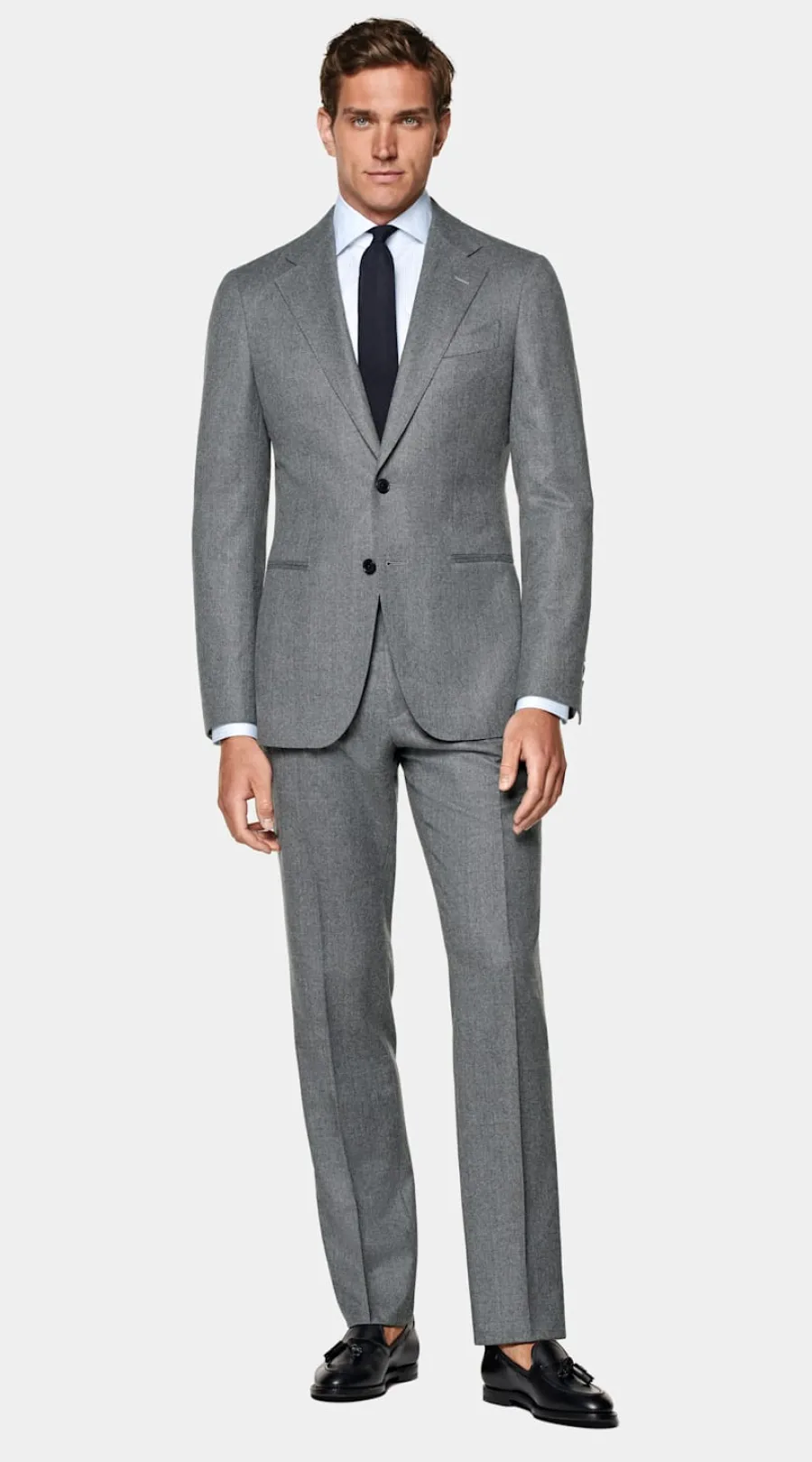 Suitsupply Costume Havana coupe Tailored gris moyen Mid Grey Online