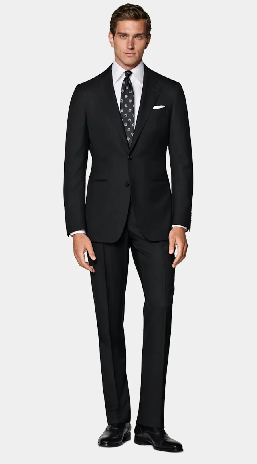 Suitsupply Costume Havana coupe Tailored noir Black Cheap