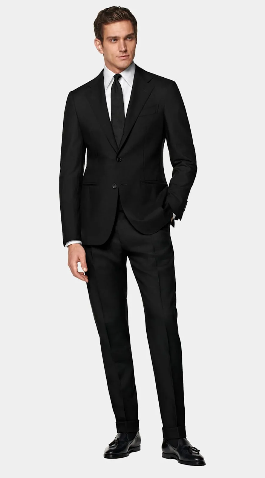 Suitsupply Costume Havana coupe Tailored noir Black Hot