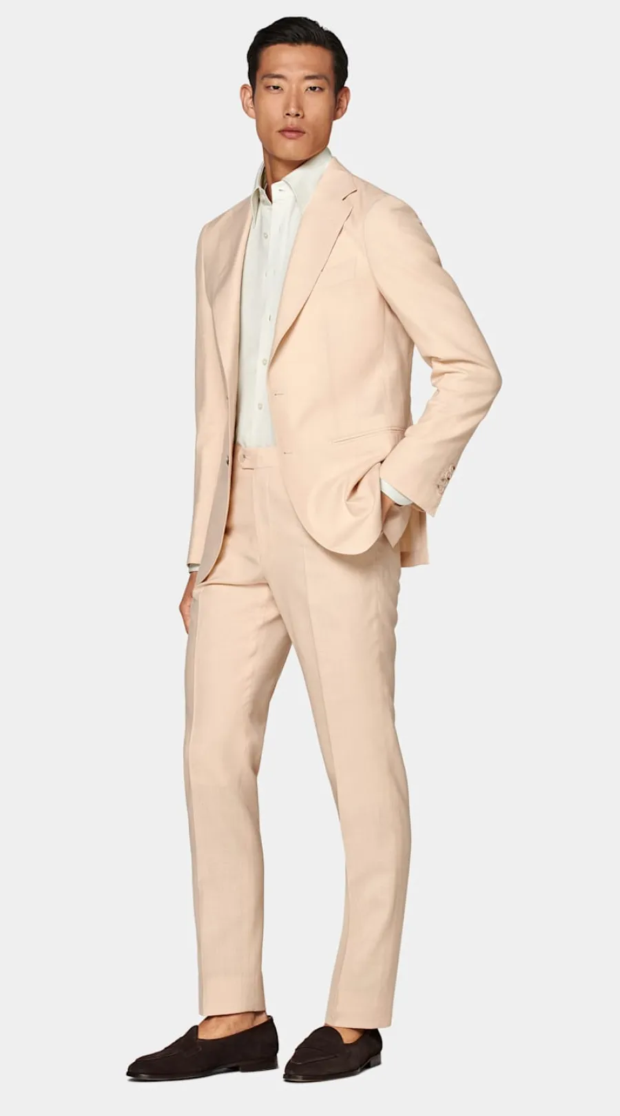 Suitsupply Costume Havana coupe Tailored rose clair Light Pink Cheap