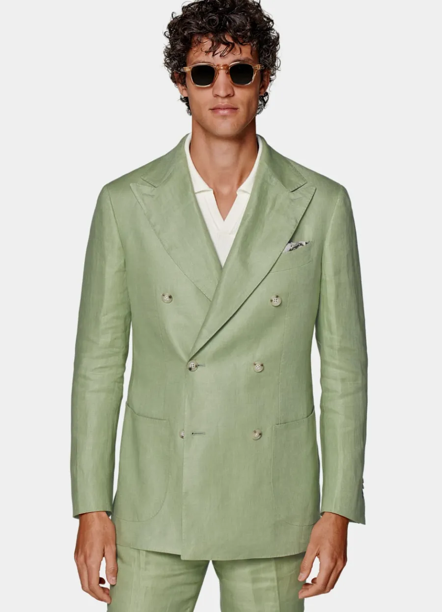 Suitsupply Costume Havana coupe Tailored vert clair Best