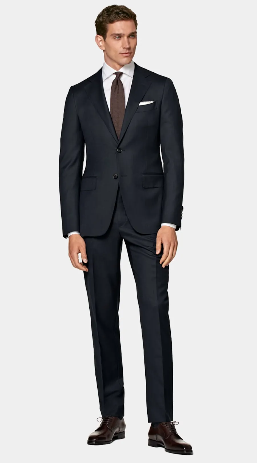 Suitsupply Costume Lazio coupe Tailored bleu marine Flash Sale