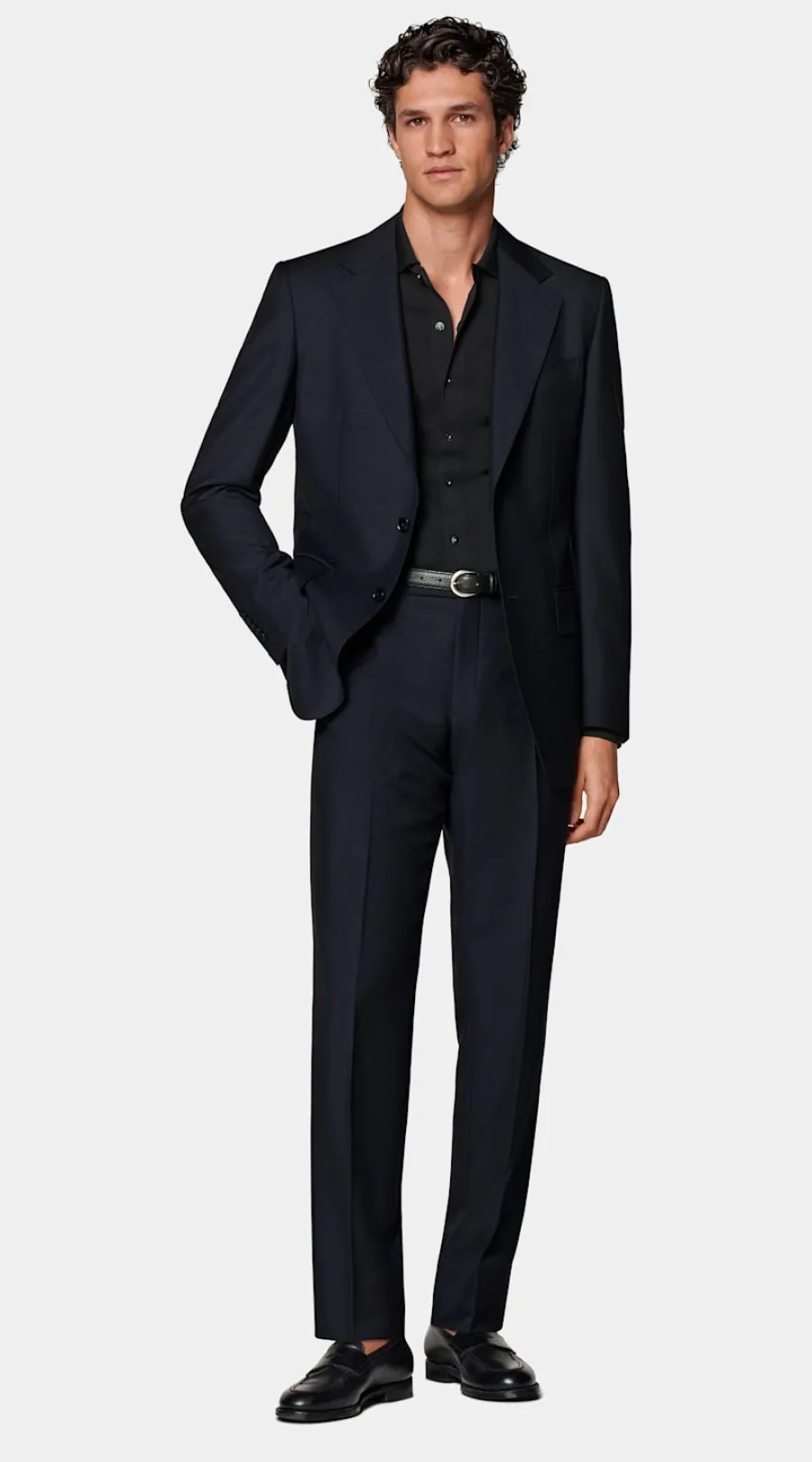 Suitsupply Costume Milano coupe Tailored bleu marine Hot